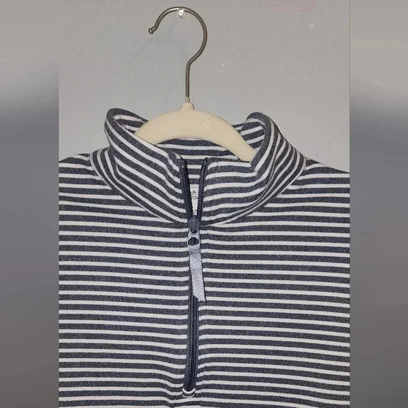 Womens 1/4 Zip Croft & Barrow Striped Pullover Size Small - Picture 2 of 5
